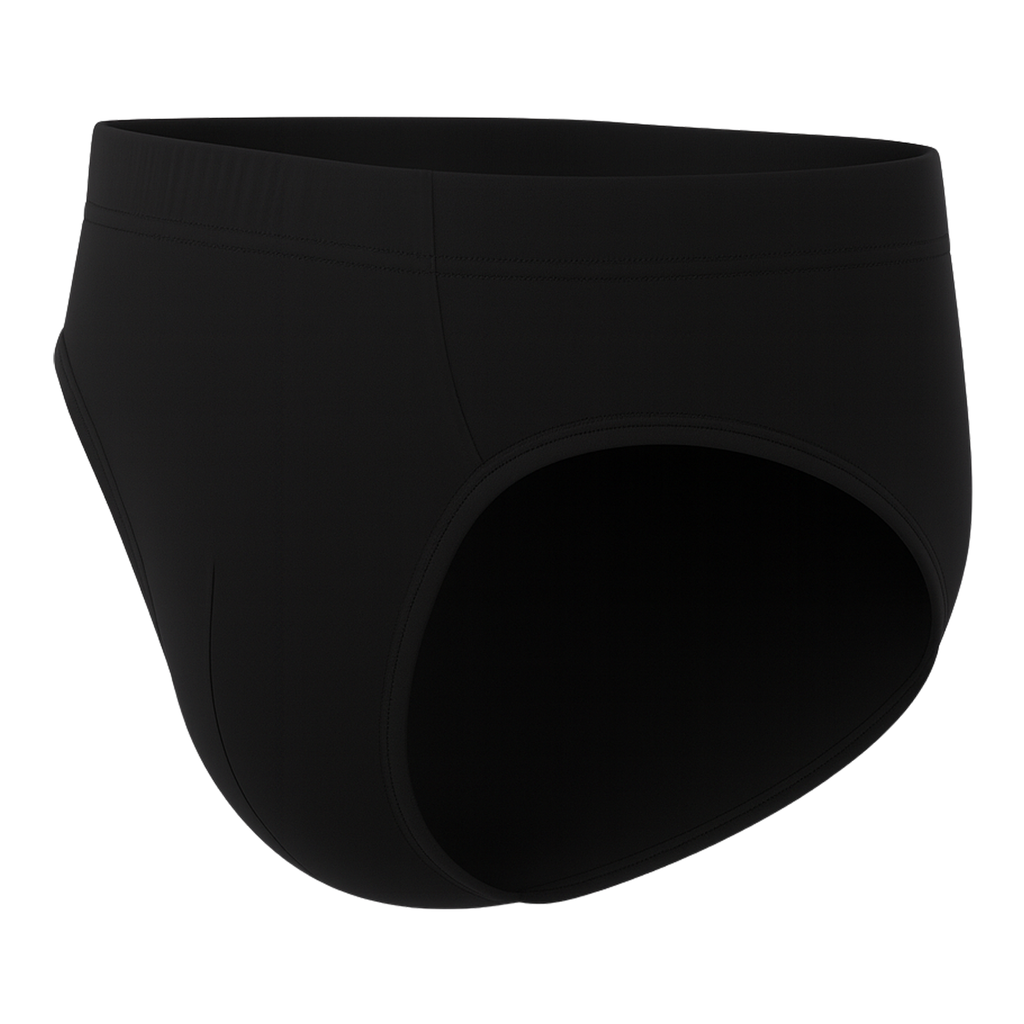 Bahob® 6 Pack Men's Underwear Briefs Ribbed Slips, Ultra Soft Sports Cotton Blend Slips Briefs