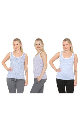 Bahob® 3 Pack Women's Vests Tank Tops for Women Undershirt Sleeveless Vest Tops for Women and Girls Super soft Cotton Vest S-2XL