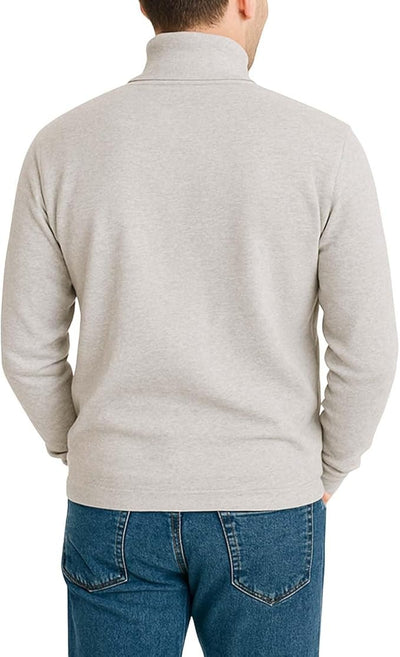 Bahob® Men's Turtleneck Slim Fit Men's Jumper Cotton Ribbed High Neck Pullover Sweater S-3XL