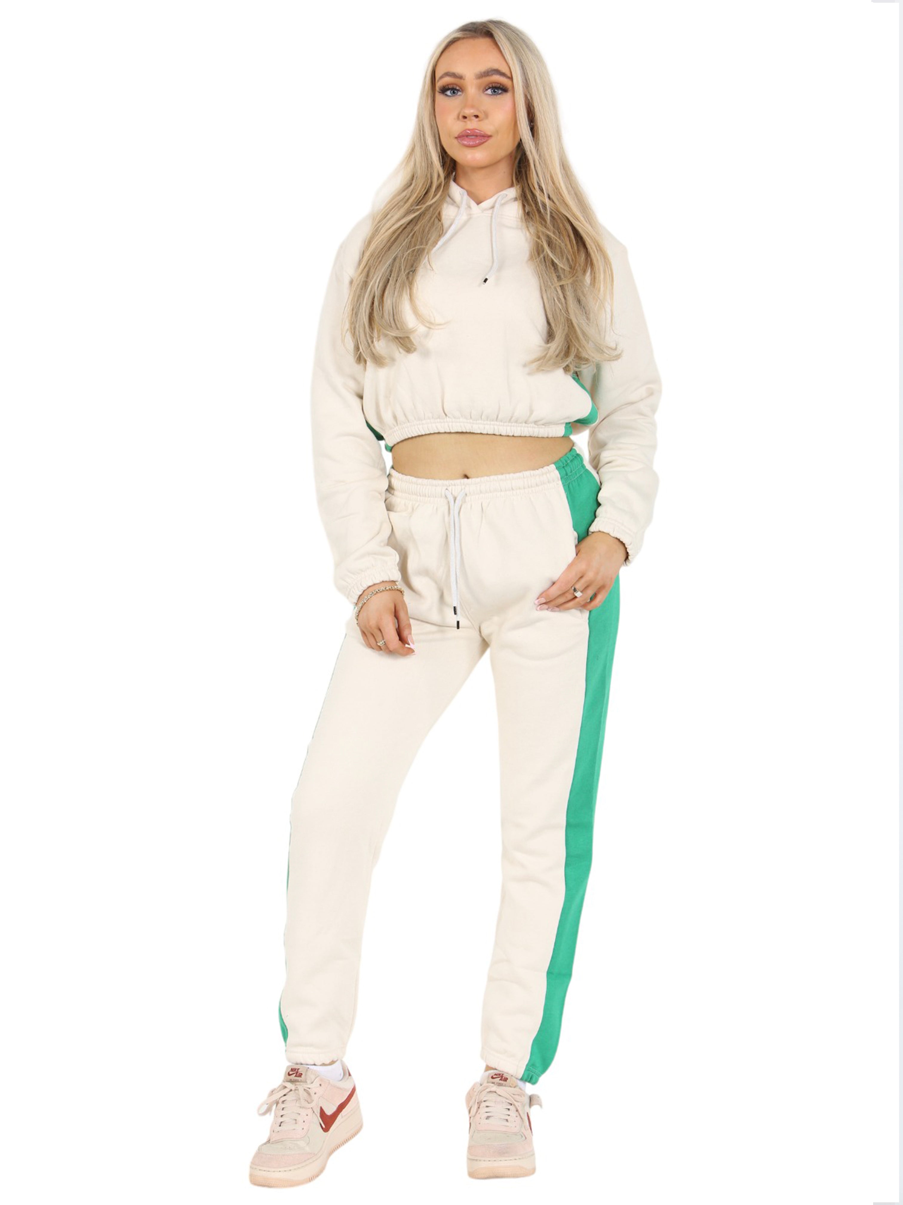 Ladies cropped tracksuit online