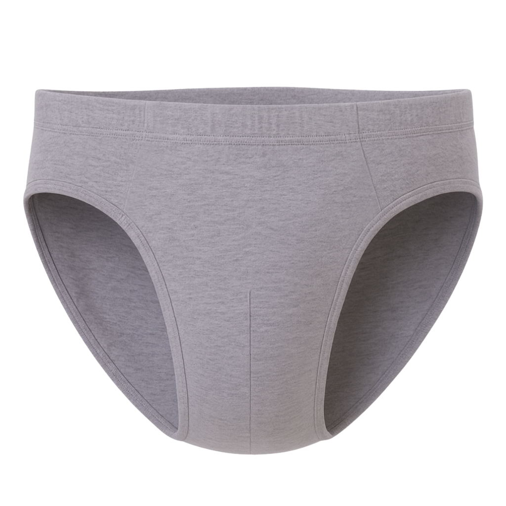 Bahob® 6 Pack Men's Underwear Briefs Ribbed Slips, Ultra Soft Sports Cotton Blend Slips Briefs