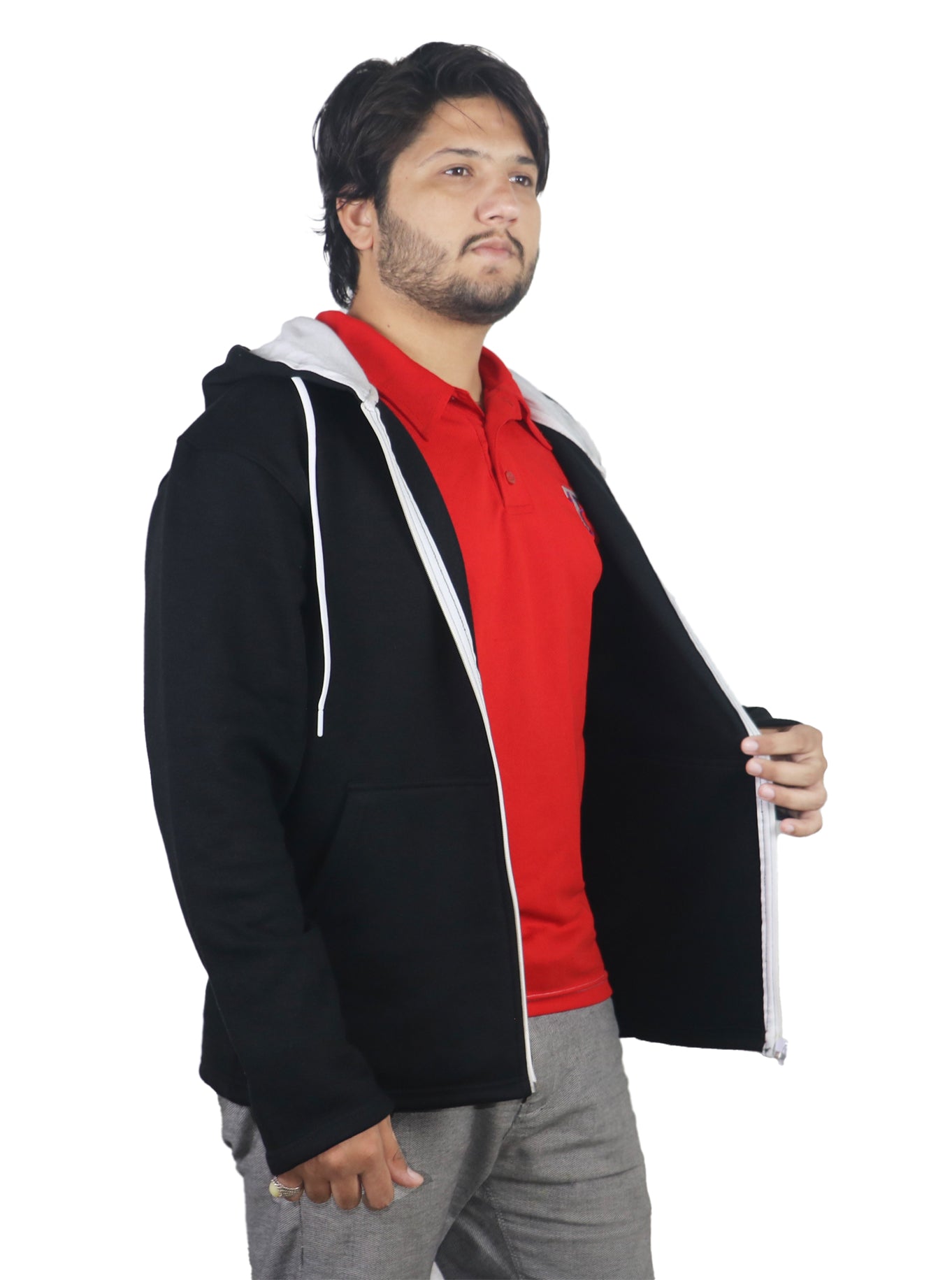 Bahob® Men's Hoodies Zip Up Sweatshirt Jackets Lightweight Long Sleeve Zipped Hoodie Jumper Tops Sweater Hoodies for Men S-3XL - Bahob