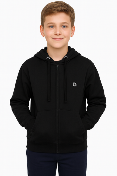 Bahob® Hoodies For Boys Kids Fleece Zip-Up Hoodie Sweatshirt Kids Hoodies Jacket Sweatshirt for Boys Long Sleeve Top Unisex Age 5-14 Years