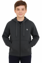 Bahob® Hoodies For Boys Kids Fleece Zip-Up Hoodie Sweatshirt Kids Hoodies Jacket Sweatshirt for Boys Long Sleeve Top Unisex Age 5-14 Years