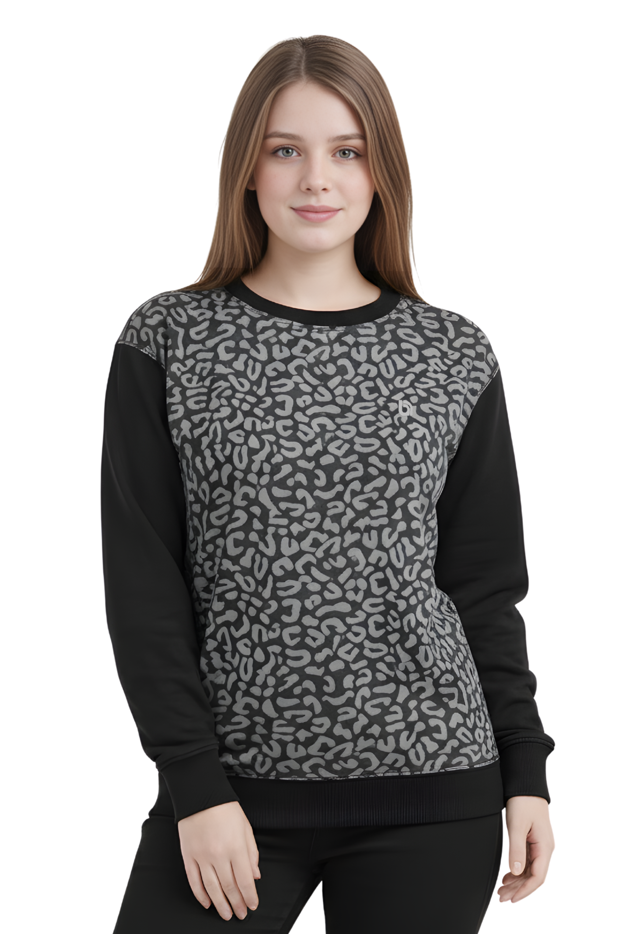 Bahob® Women's Crew Sweatshirt Long Sleeve Tops for Ladies Sweatshirts for Women UK Pullover Jumper Crewneck Sweater S-XXL