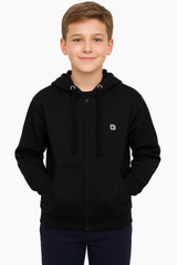 Bahob® Hoodies For Boys Kids Fleece Zip-Up Hoodie Sweatshirt Kids Hoodies Jacket Sweatshirt for Boys Long Sleeve Top Unisex Age 5-14 Years