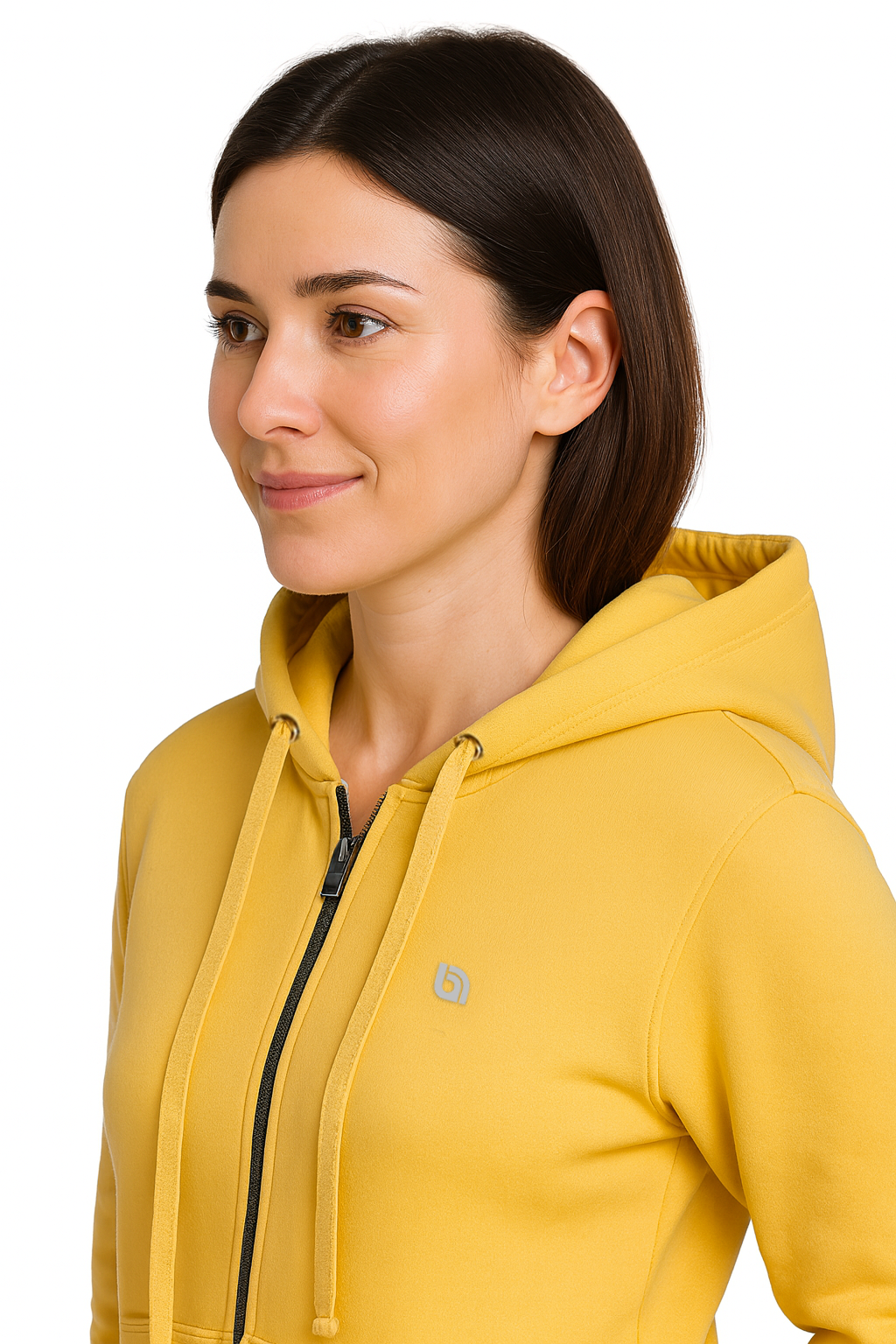Bahob® Womens Ladies Plain Zip Up Hoodie Long Sleeve Sweatshirt Full Zip Top Soft Jumper Jacket Hoodies Top S-3XL