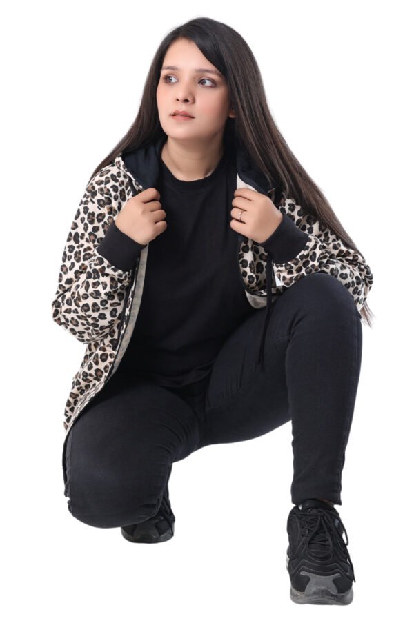Bahob® Womens Ladies Plain Zip Up Hoodie Long Sleeve Sweatshirt Full Zip Top Soft Jumper Jacket Hoodies Top S-3XL - Image 8