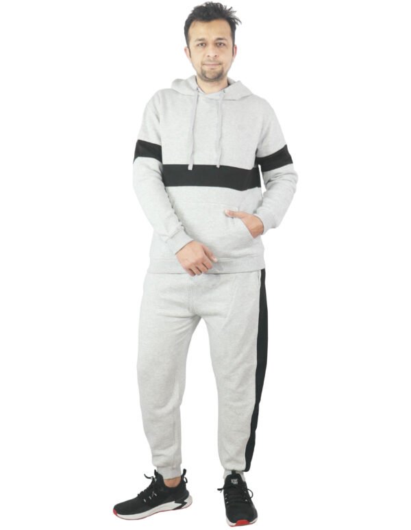 Bahob® Men's Tracksuit Set Full Sleeve Fleece Hoodie Top Jogging Bottoms Joggers