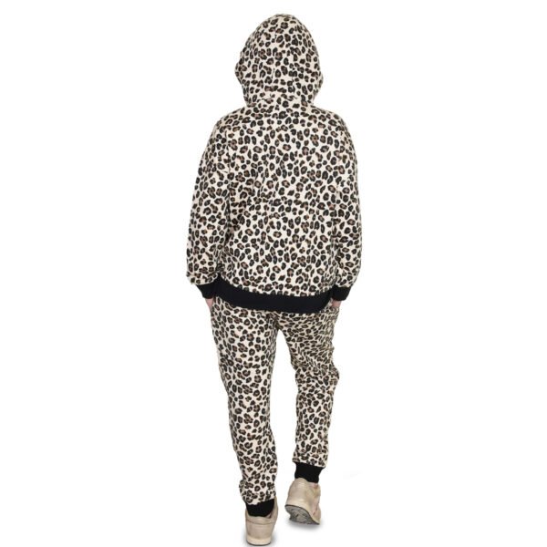 Bahob® 1 Pack Girls Tracksuits Set Cheetah Print Hoodie and Tracksuit Jogging Bottoms Kids Track Suits Activewear Sets for Girls 5-14 Years - Image 3