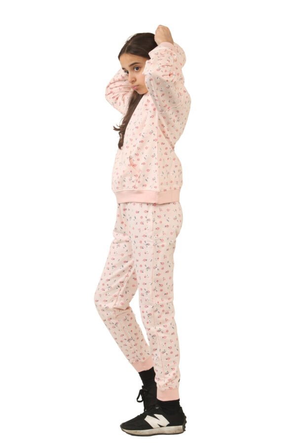 Bahob® 1 & 2 Pack Girls Tracksuits Set Printed Hoodie and Tracksuit Jogging Bottoms, Kids Track Suits Activewear Sets for Girls 5-14 Years - Image 5