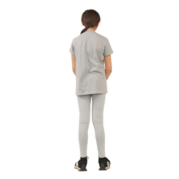 Girls T-Shirt and Leggings Set Cotton Summer Outfit for Kids 2 Piece Casual Loungewear Set – Soft & Comfy Top and Bottoms 5-14 Years - Image 4