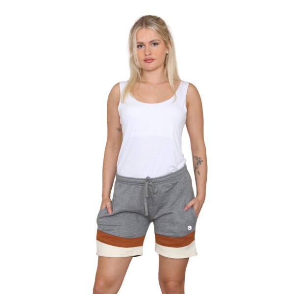Bahob® 1 & 3 Pack Women's Fleece Short Summer Shorts with Elasticated Waistband 3 Pockets Knee Length Sweat Shorts Jogging Sport Workout Hiking Gym Athletic Running Shorts S-3XL - Image 3