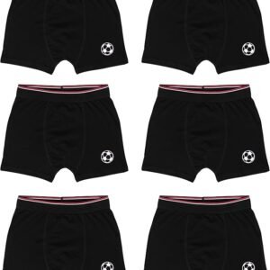Bahob® 6 Pack Boys Boxer Shorts Soft Cotton Underpants Boys Cotton Underwear 5-14 Years