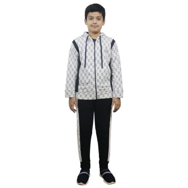 Bahob® 1 & 3 Pack Boys Tracksuit 2pcs Fleece Unisex Activewear Tracksuit Set Hoodie and Joggers Set Zip Up Hoodie & Bottom Jogging Suit 5-14 Years - Image 2