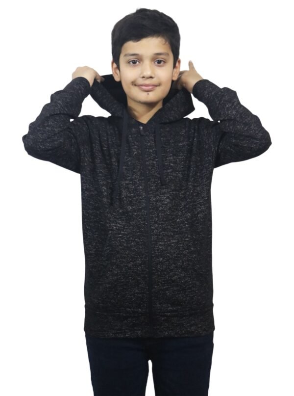 Bahob® Hoodies For Boys Kids Fleece Zip-Up Hoodie Sweatshirt Kids Hoodies Jacket Sweatshirt for Boys Long Sleeve Top Unisex Age 5-14 Years - Image 3