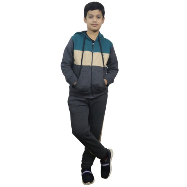 Bahob® 1 & 3 Pack Boys Tracksuit 2pcs Fleece Unisex Activewear Tracksuit Set Hoodie and Joggers Set Zip Up Hoodie & Bottom Jogging Suit 5-14 Years - Image 4