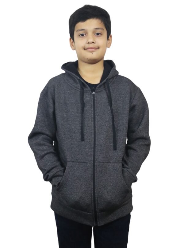 Bahob® Hoodies For Boys Kids Fleece Zip-Up Hoodie Sweatshirt Kids Hoodies Jacket Sweatshirt for Boys Long Sleeve Top Unisex Age 5-14 Years - Image 5