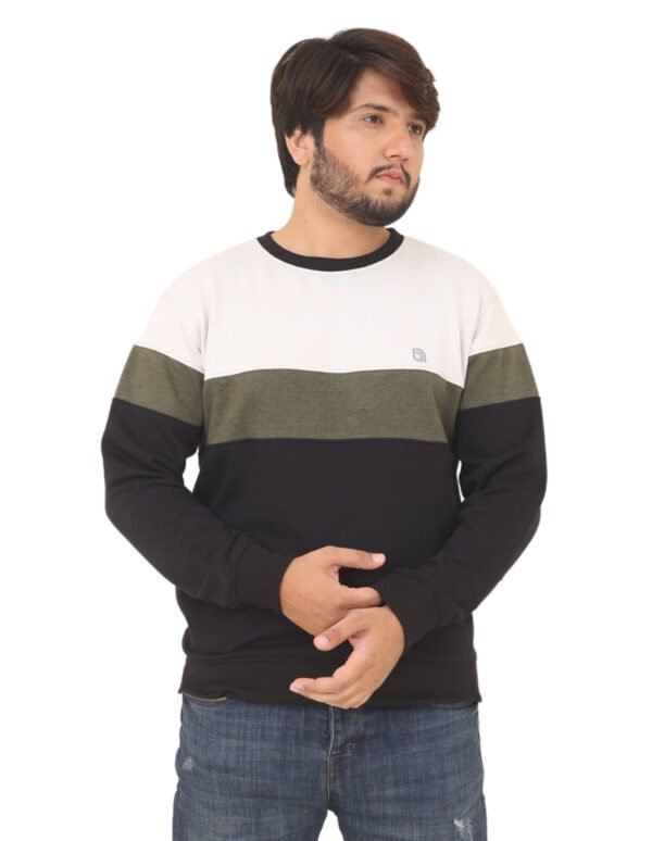 Bahob® Men's Fleece Crew Neck Sweatshirt Pullovers Long Sleeve Jumper, Sweater S-3XL - Image 4