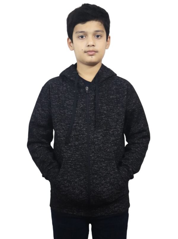 Bahob® Hoodies For Boys Kids Fleece Zip-Up Hoodie Sweatshirt Kids Hoodies Jacket Sweatshirt for Boys Long Sleeve Top Unisex Age 5-14 Years - Image 2