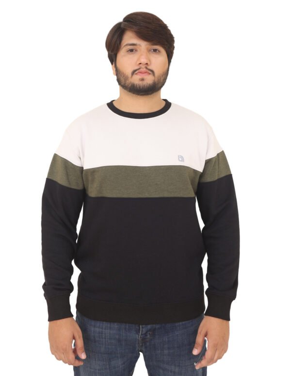 Bahob® Men's Fleece Crew Neck Sweatshirt Pullovers Long Sleeve Jumper, Sweater S-3XL - Image 3